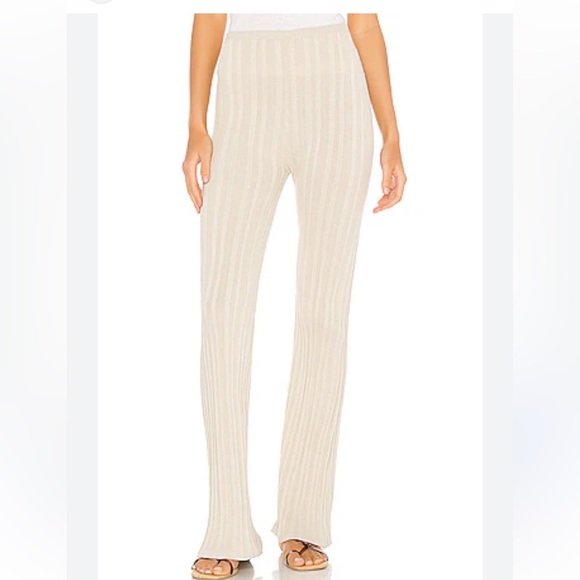The Line by K /Revolve NWT Daisy Ribbed Knit Pants - Picture 5 of 12